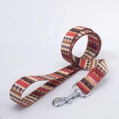 Sublimation Dog Leash Pet Dog Rope with Strong Carabiner Hook Hot Sale in China