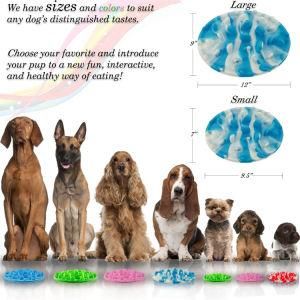 Hot Sell Pet Slow Feeder Silicone Dog Bowl