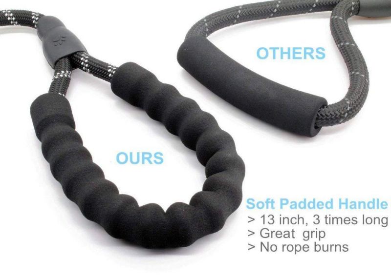 with Comfortable EVA Handle New Design Dog Pet Supplies Strong Rope Nylon Dog Reflective Leash/