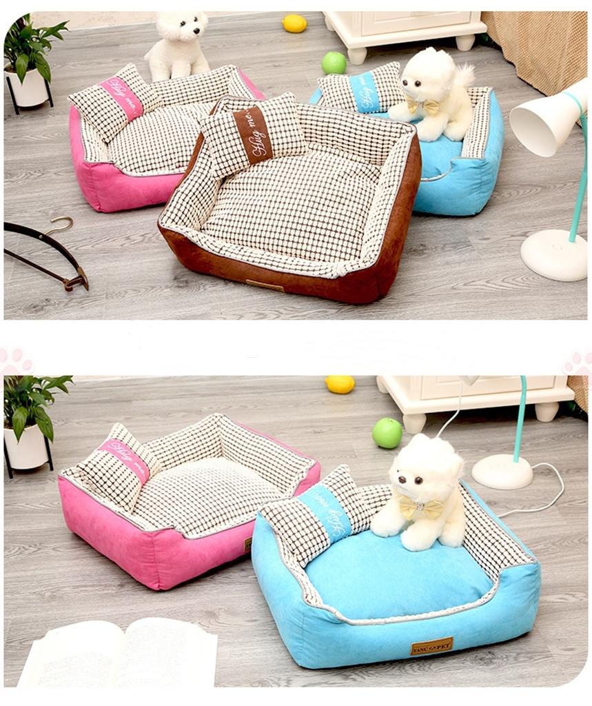 Customize OEM ODM Warm Comfortable Washable Dog Cat Pet Bed House Couch