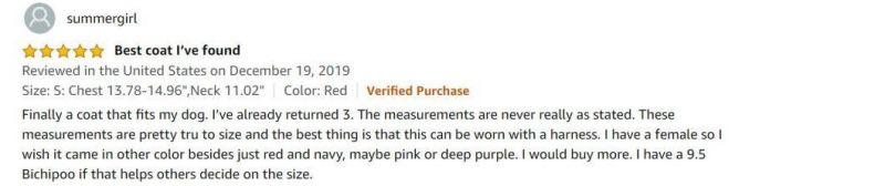 Winter Dog Coat Waterproof Windproof Warm Adjustable Pet Jacket