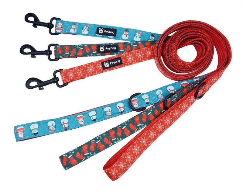 Hot Sale Dog Collar Leash Custom Print Logo Dog Leash Sublimation Polyester Dog Collar