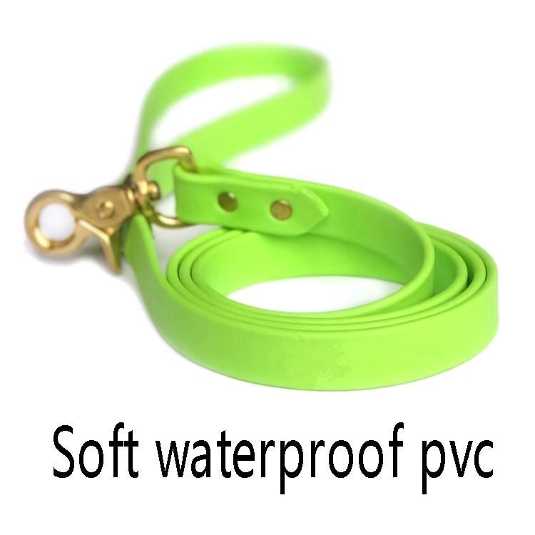 Luxury Customized Waterproof PVC Coated Webbing Dog Training Leash