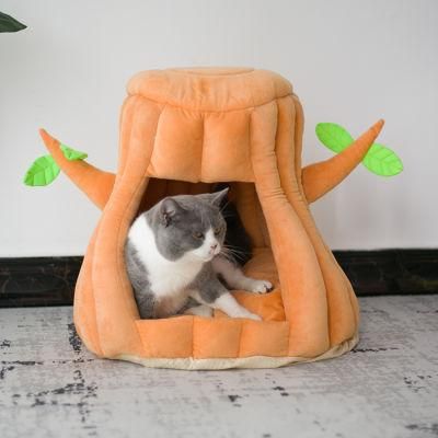 Comfortable Pet Bed Warm Pet Nest Tree Shape Pet Bed Dog Pet Dog Cat Products Cat House Pet Sofa