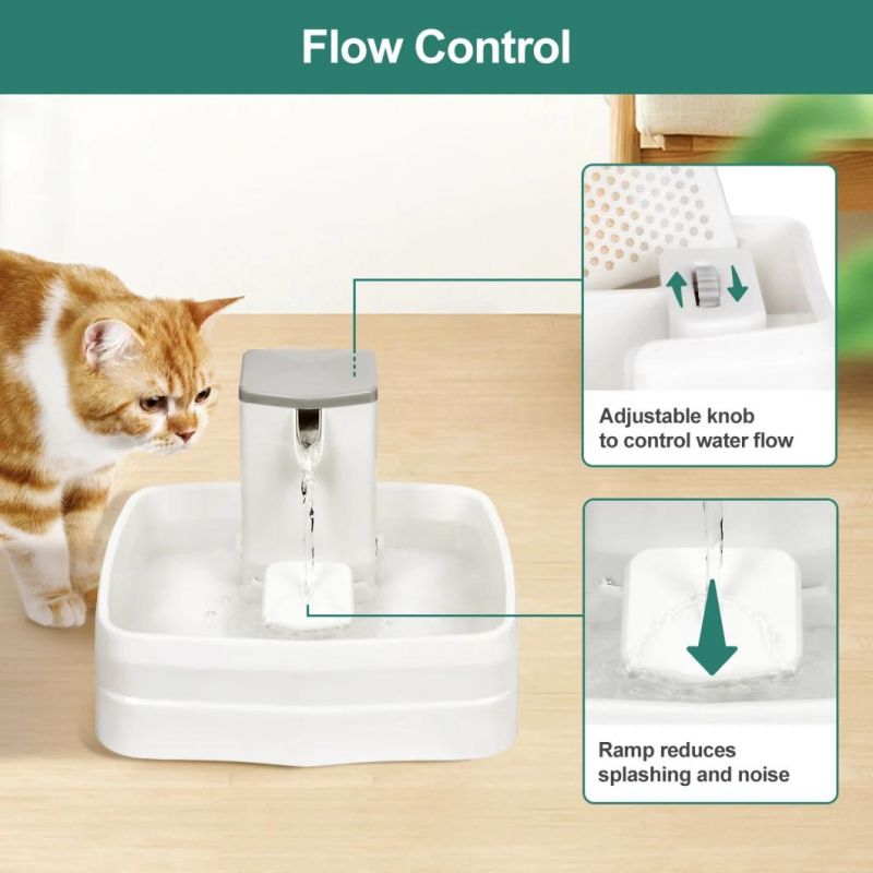 Customize OEM ODM 3.1L Plastic Automatic Pet Water electric Fountain
