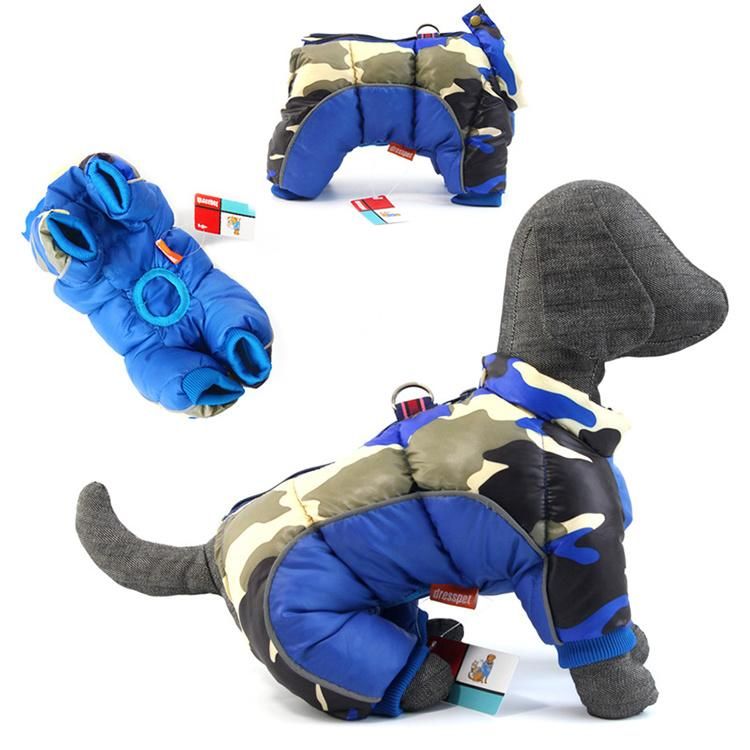 Hot Sell Teddy Dog Four-Legged Winter Coat