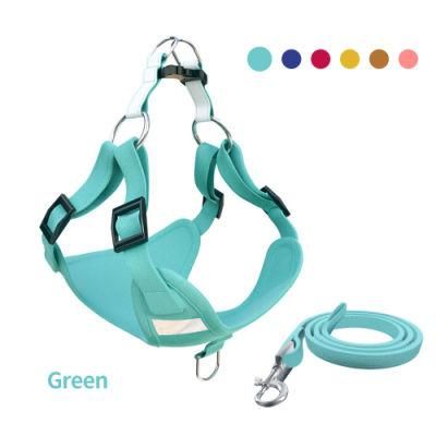 Dog Harness Soft Touch Suede Fabric Pet Vest