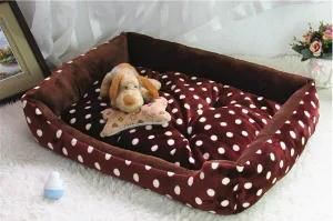 Three Sizes Flannel Fabric Pet Bed for Dog