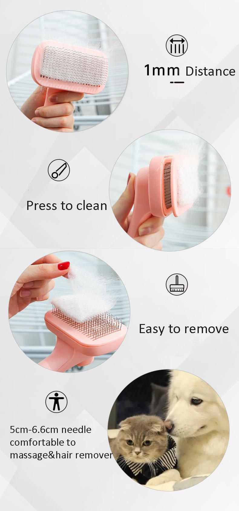 Reusable High Quality Dog Hair Cat Hair Remover Brush Pet Hair Remover Lint Roller