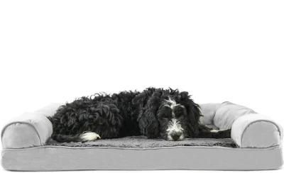 Skin Friendly Smell-Preventing Dog Sofa Bed with Certified Foams Made