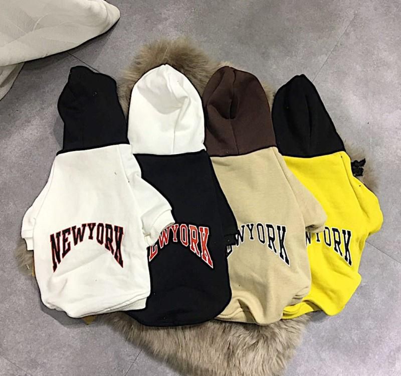Spring and Autumn New Dog Hoodie Small Dog Two-Legged Clothing Adult Pet Parent-Child Clothing
