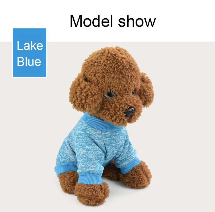 Autumn Winter Wool Warm, Simple Design Pet Suit Pet Clothes for Dogs