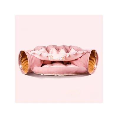 Manufacturers Selling Non-Toxic Polyester Nylon Cat Tunnel Tubes Bed