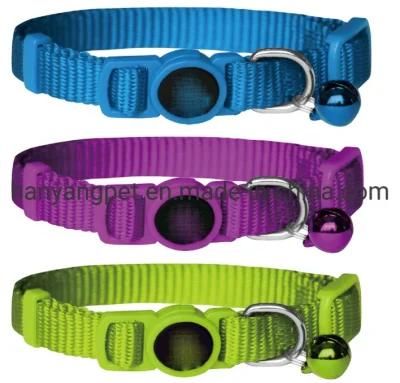 Custom Adjustable Nylon Dog Collar Pet Training Neck Bell Collar