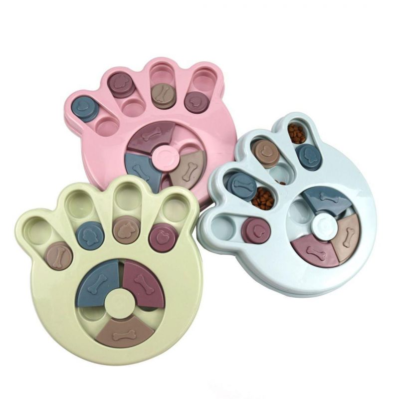 Interactive Pet Feeding Food Slow Bowl Dispenser Durable Pet Puzzle Dogs Cats Feeder Food Bowl Pets Dog Portable Bowls