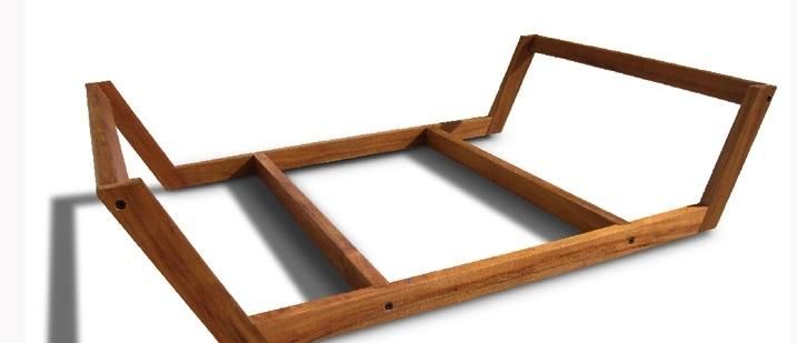 Bamboo Pet Hammock Bed Dog Bed with Machine Washable Mat
