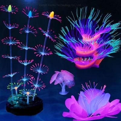 Pretty Artificial Coral Soft Silicone Coral Aquarium Fish Tank Decoration
