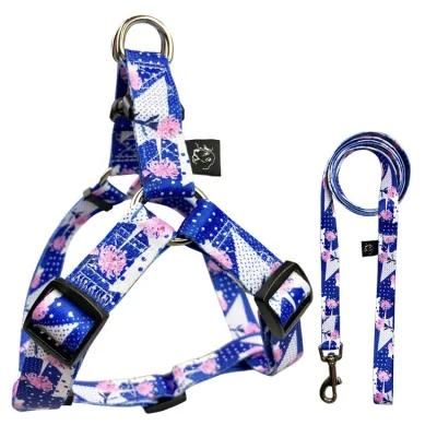 Pet Harness and Leashes Outside Dog Collar Straps Pet Vest Suit Cover Set