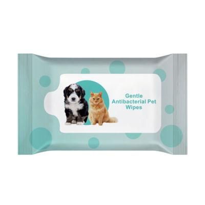 Biokleen OEM Custom Vitamin E Disposable Natural Pure &amp; Natural Ear Eye Organic Pet Wet Wipes