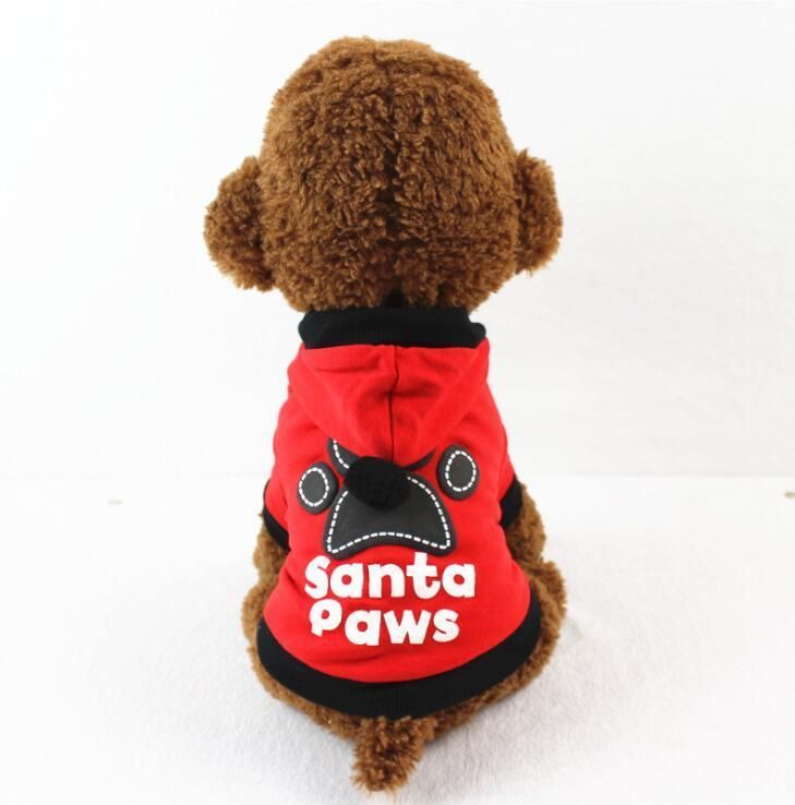 Christmas Dog Hoodie Sweater - Cool Shirt Pet Sweatshirt Puppy Clothes Printed Style