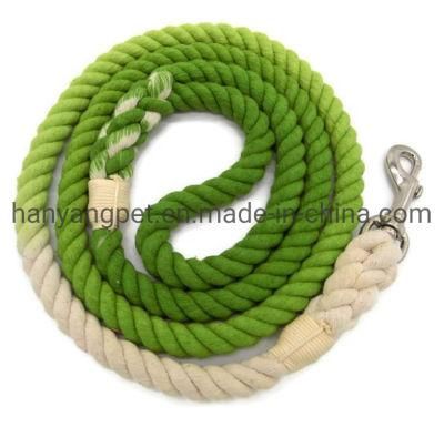 Custom Sublimation Luxurious Rope Leash Cotton Padded Pet Dog Leash