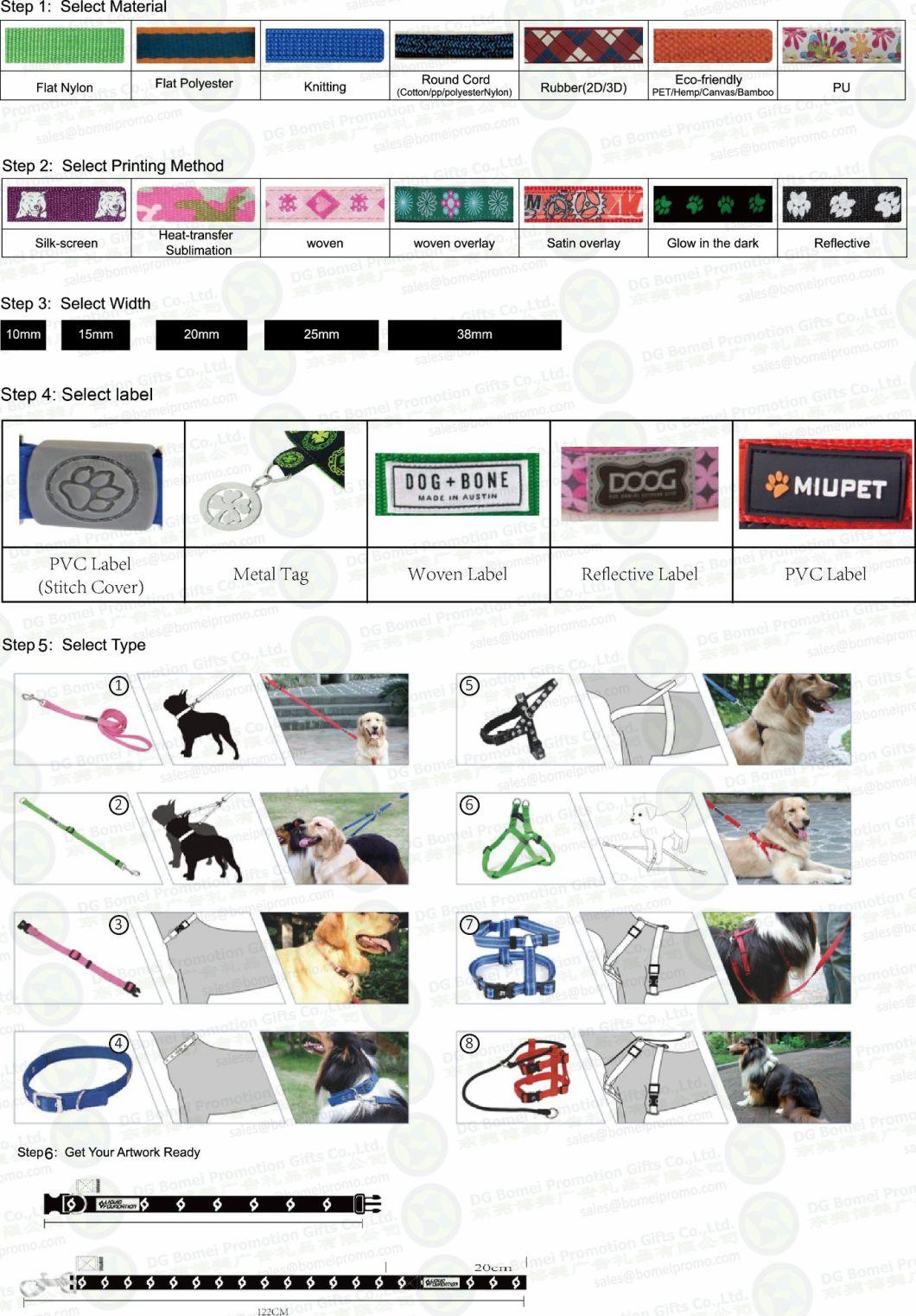 2019 Factory Wholesales Reflective Adjustable Classic Solid Color Dog Collar
