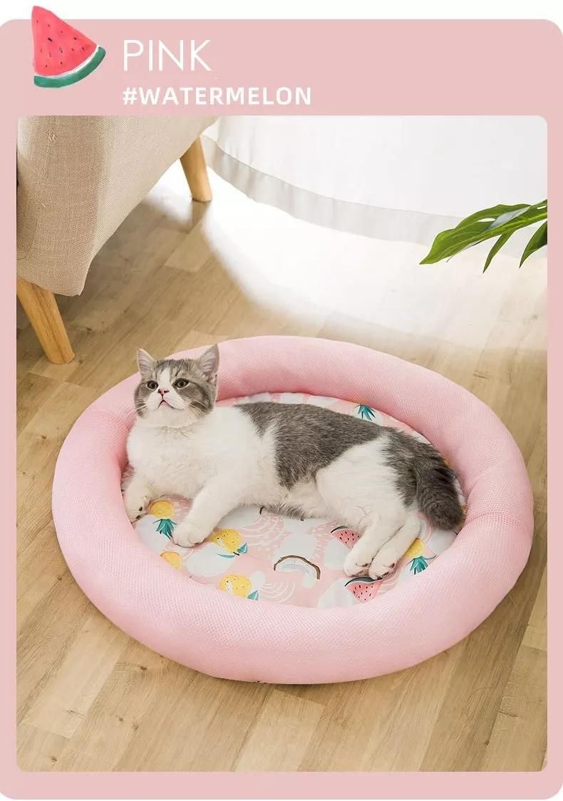 Summer Breathable Pet Mat Oxford Waterproof Cooling Cat Bed