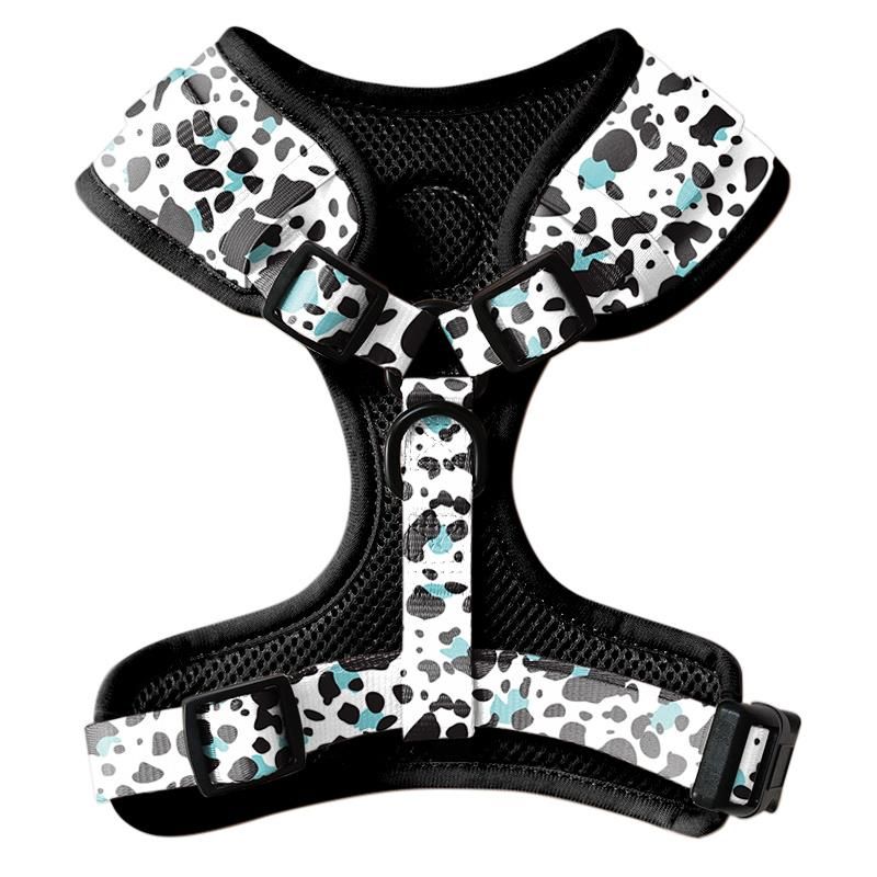Leopard Animal Series Pet Harness, Dog Harness, Dotted Pattern Pet Harness.