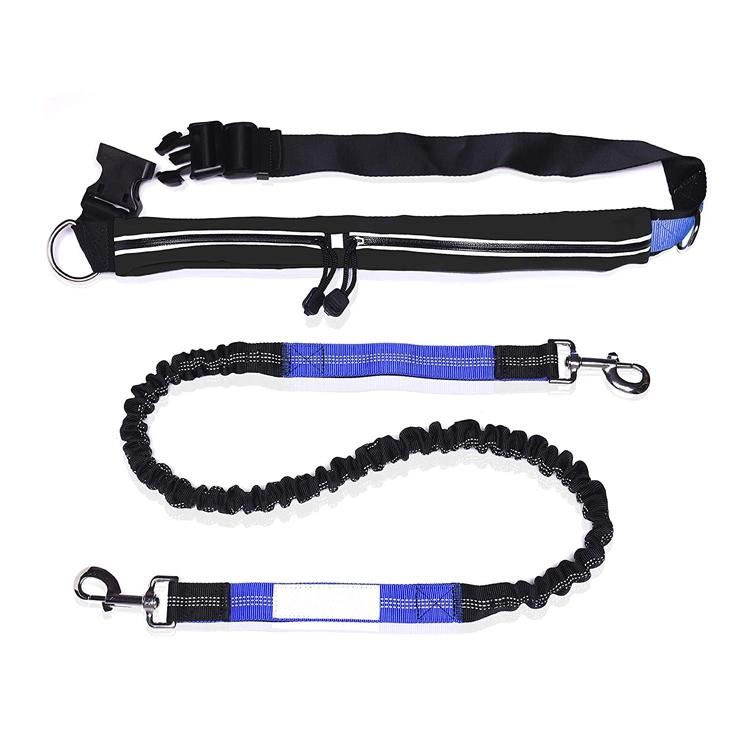 Retractable Hands Free Nylon Reflective Dog Leash