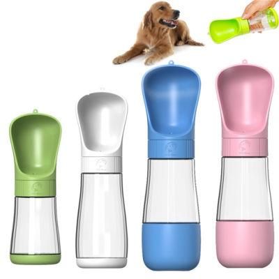 Pet Dog Water Bottle Feeder Outdoor Travel Water Plastic Cup