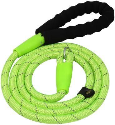 Nylon Leash with Sponge Handle Reflective Dog Lead