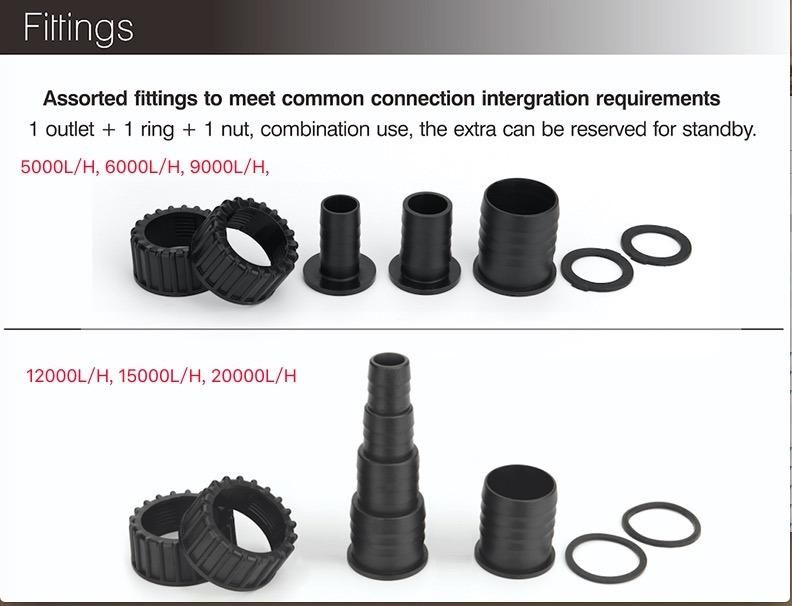 Controllable DC Flow Water Pumps with Flow Adjustable 12000lph
