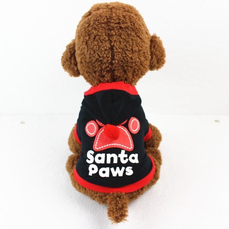 Christmas Dog Hoodie Sweater - Cool Shirt Pet Sweatshirt Puppy Clothes Printed Style