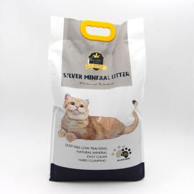 Silver Mineral Cat Sand Pet Product