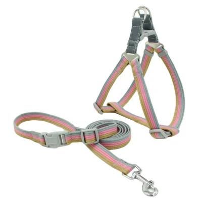 Durable Polyester Cotton Dog Harness with Dog Leash
