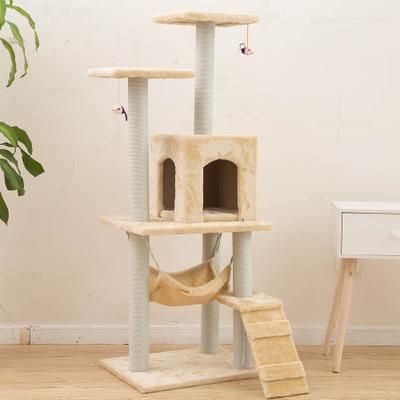 Cat Scratcher Durable Rope Jumping Tree Tower Scratching Toys