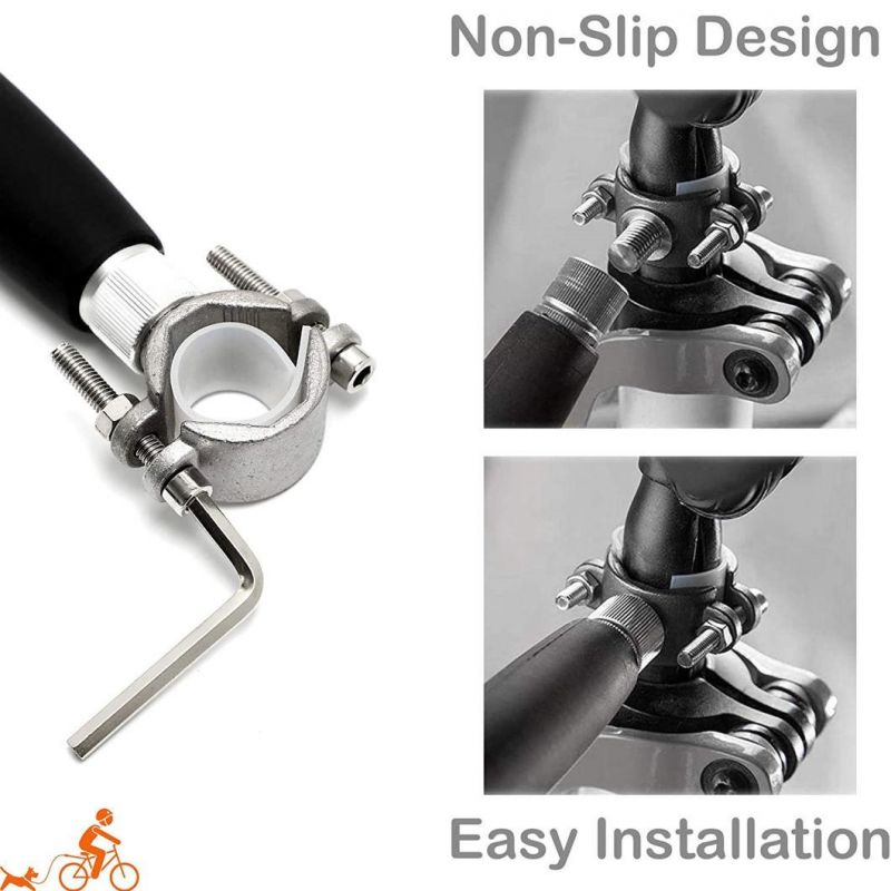Easy Installation Removal Hand Free Dog Bicycle Exerciser Leash