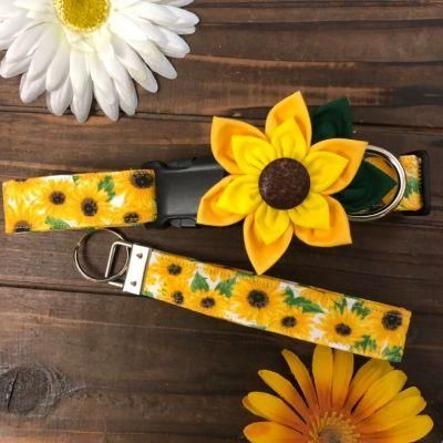 2022 Most Fashionable Flower Dog Bowtie Wholesale Personalized Customized Design Dog Bowtie Dog Collar