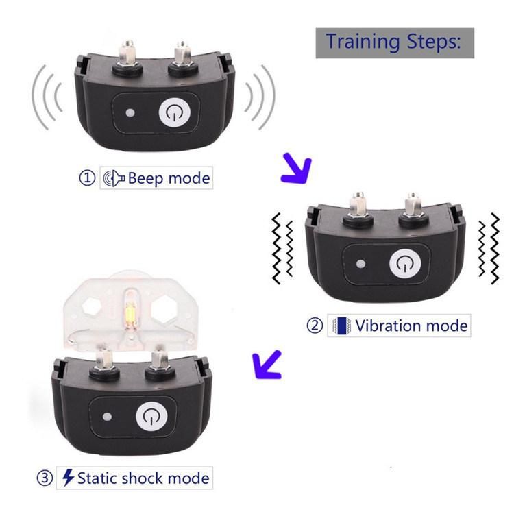 Wholesale High Quality High Efficiency Electric Rechargeable Remote Control Dog Training Collar with LCD Display/Dog Toy