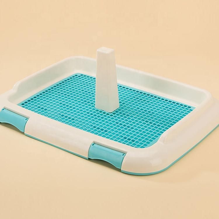 Wholesale Indoor Dog Toilet Tray Plastic Puppy Potty Litter Training Pet Male Dog PEE Tray Grand Dog Toilet