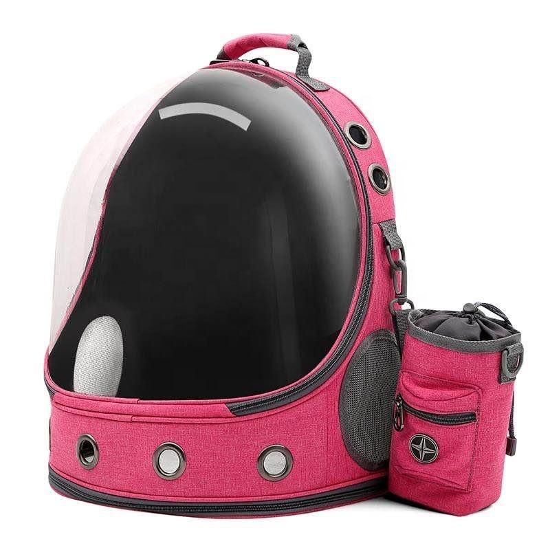 Portable Transparent Full View Cat Backpack Outdoor Breathable Pet Bag