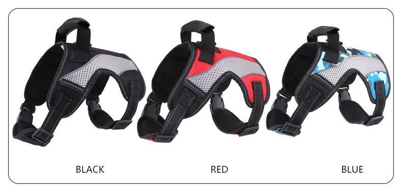 Adjustable Soft Padded Adjustable Buckle Pet Leashes Dog Harness Vest