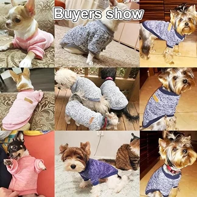 Pet Dog Clothes Knitwear Dog Sweater Soft Thickening Warm Puppy Dogs Shirt