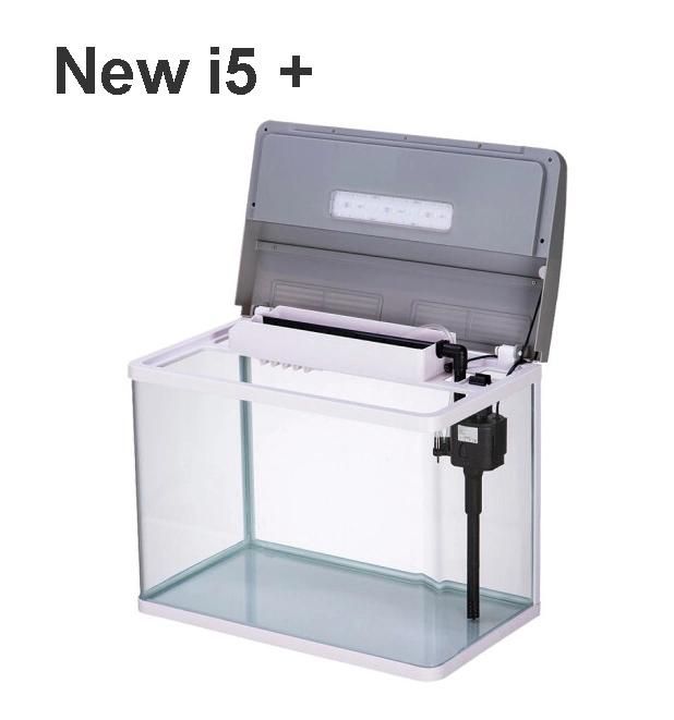 14.5-Gallon Aquarium Kit with Time Water Temperature on Tank Cover