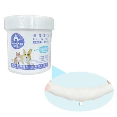 Pets Ears and Eyes Cleaning Wipes with Plants Extract Liquid Dirty and Secreta Cleaning Keep Health