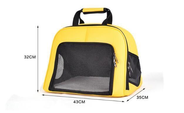 Patent Cat Supplies Spot Cat and Dog Handbags Go out Convenient Bag Grid Large Breathable Cat Bag Pet Bag