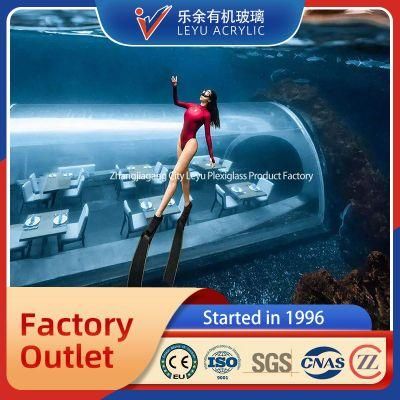 Factory Manufacturers PMMA Acrylic Sheet Isolation Board for Acrylic Aquarium Tunnel