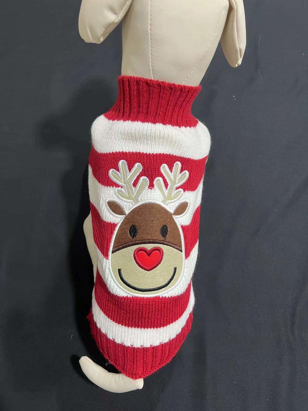 "Deer" Head Pet Sweater Wholesale Dog Clothes Dog Coat Dog Clothes