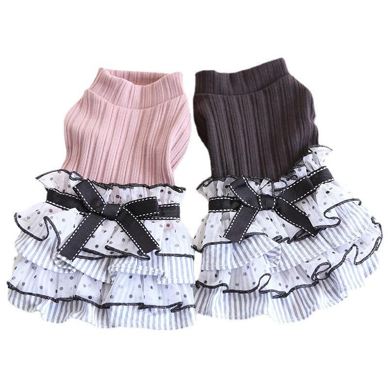 Hot Style New Design Pet Apparel Accessories Summer Luxury Cat Dresses Dogs Pet Clothing Princess Skirt Wholesale