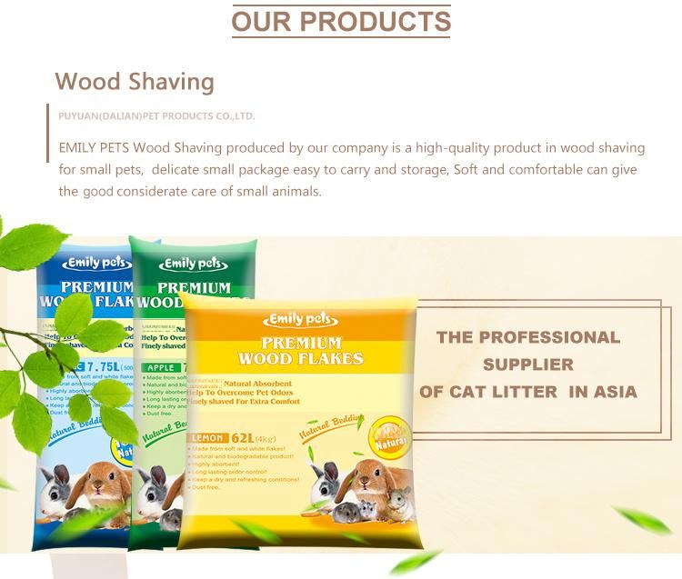 Pine Wood Shaving with Apple Fragrance Pet Products